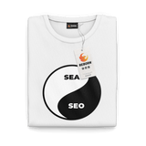 T-Shirt Dropshipping <br> SEO + SEA = 🧘